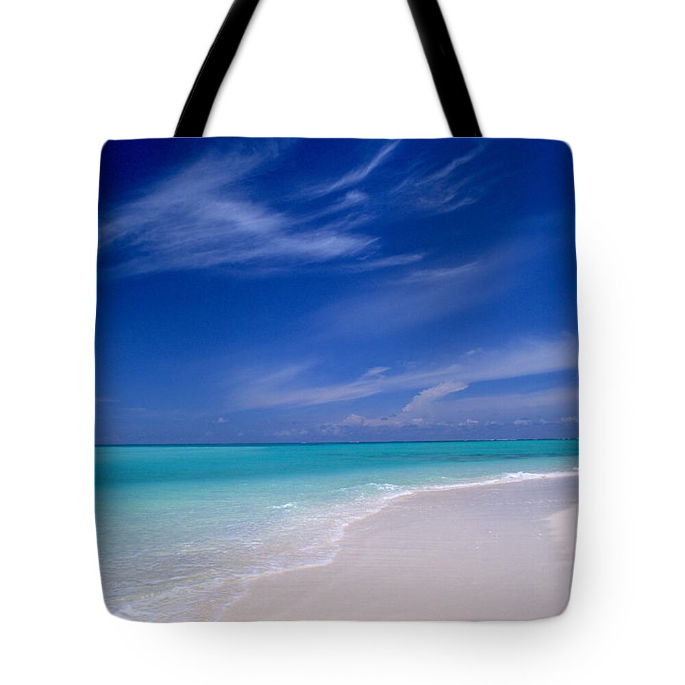 Sandy Caribbean Beach Tote Bag by Mary Beth Angelo - Science Source Prints  - Website