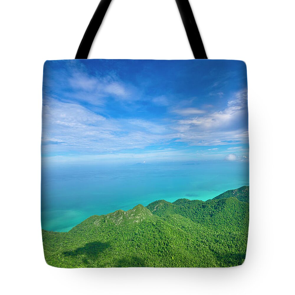 Scenics Tote Bag featuring the photograph Scenic Andaman Sea View by 35007