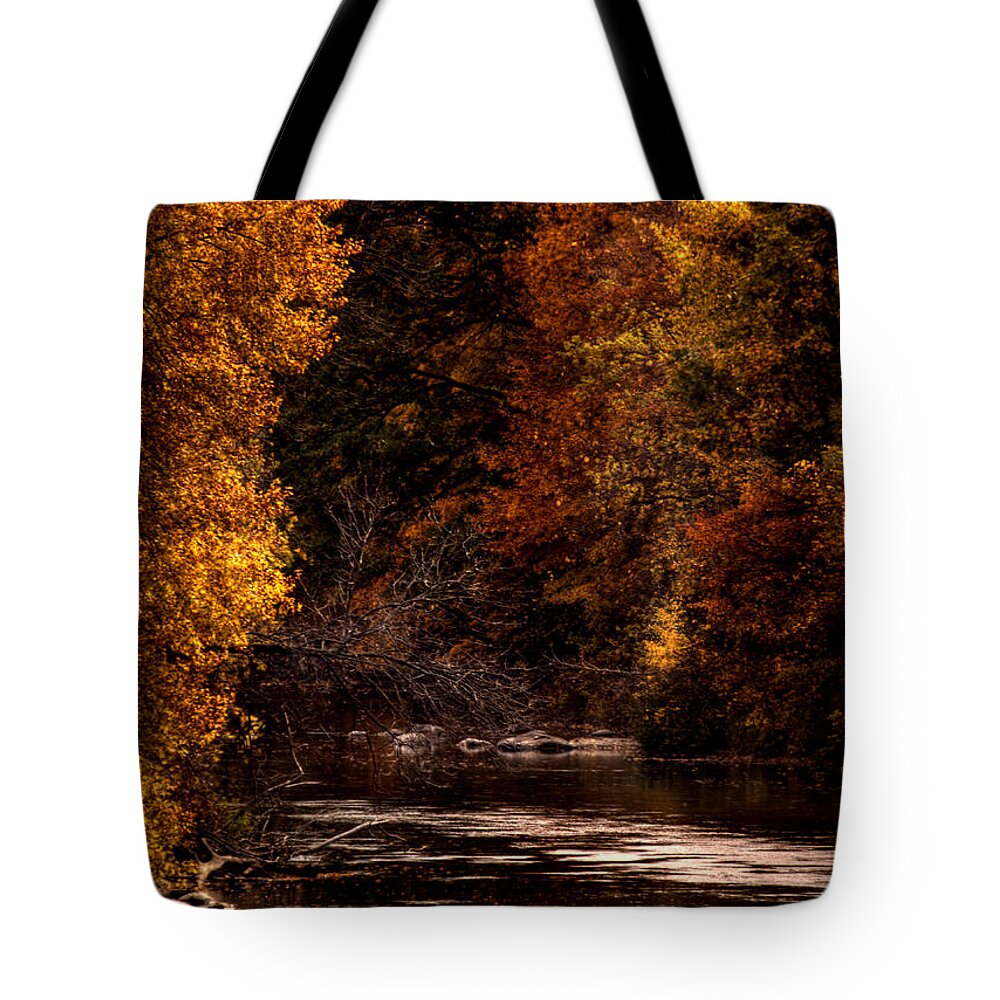 Scenic River Tote Bag featuring the photograph Scenic River by Thomas Young