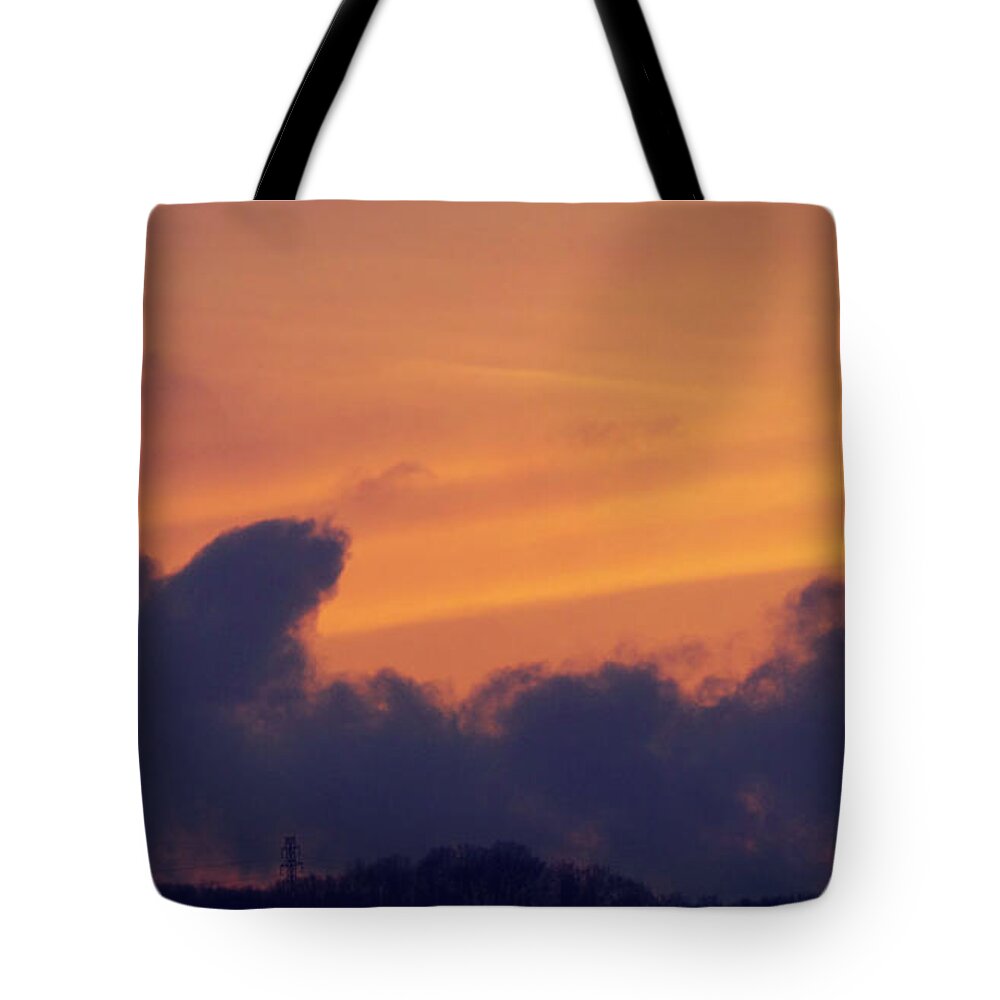 Scenic Tote Bag featuring the photograph Scenic Sunset by Charlie Cliques