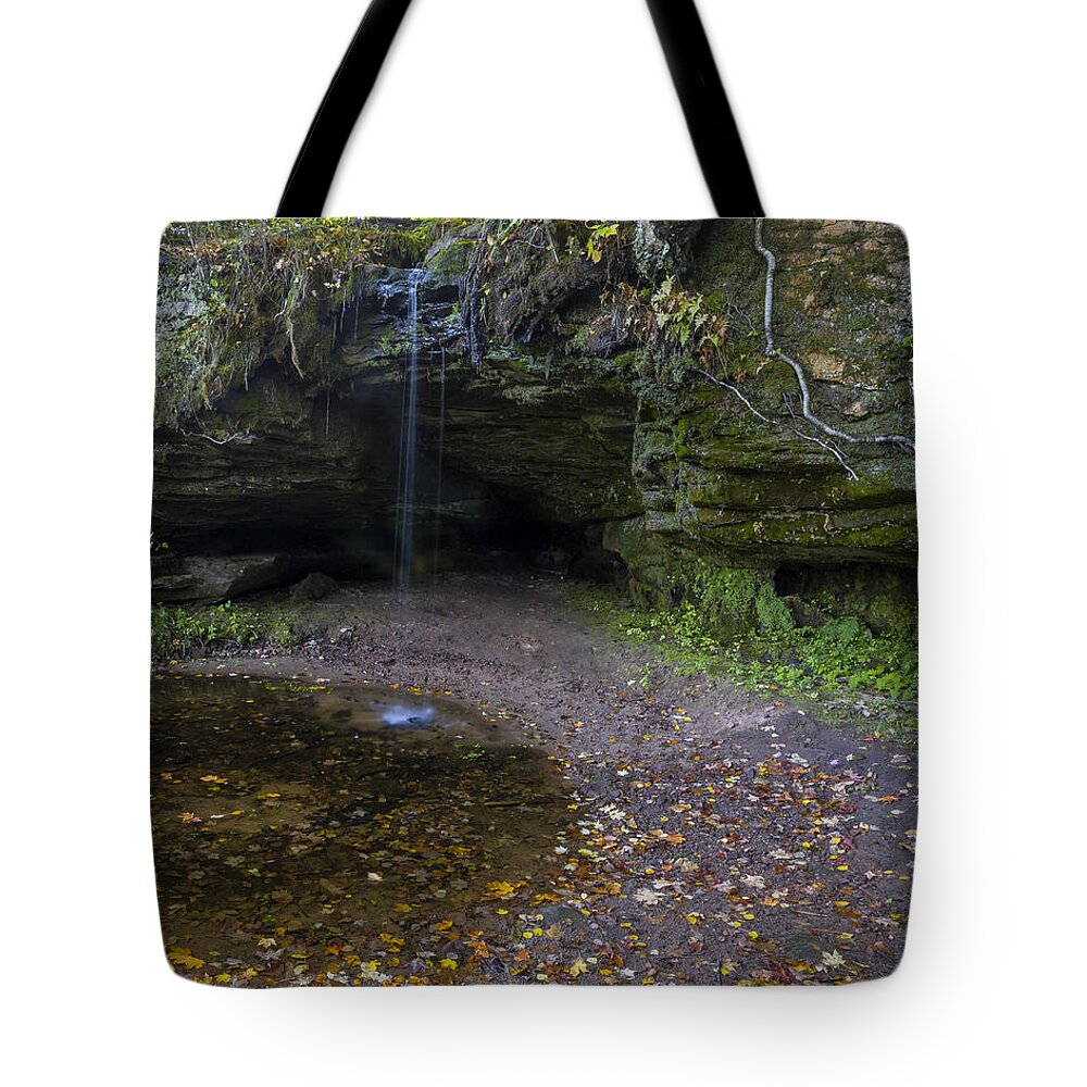 Autumn Tote Bag featuring the photograph Scott Falls by Jack R Perry