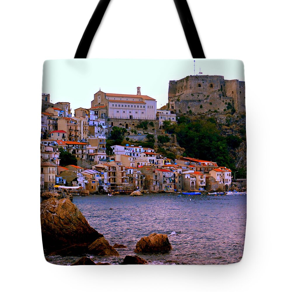 Italy Tote Bag featuring the photograph Scylla Italy by Caroline Stella