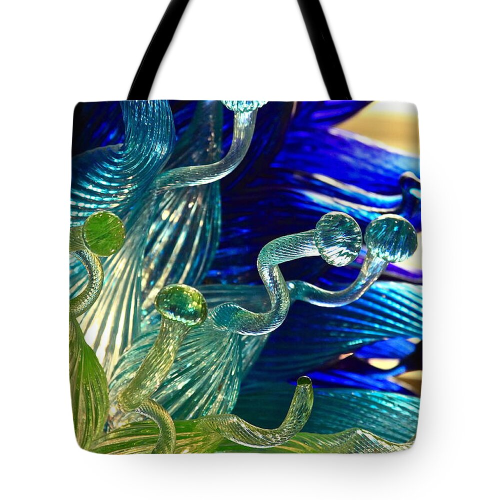 Sculpture Tote Bag featuring the photograph Sea Glass by Karon Melillo DeVega
