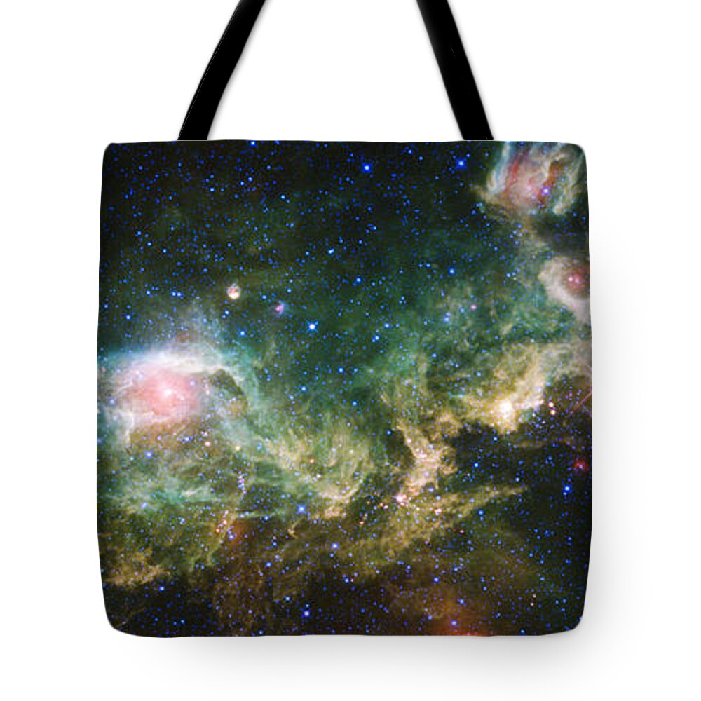 3scape Tote Bag featuring the photograph Seagull Nebula by Adam Romanowicz
