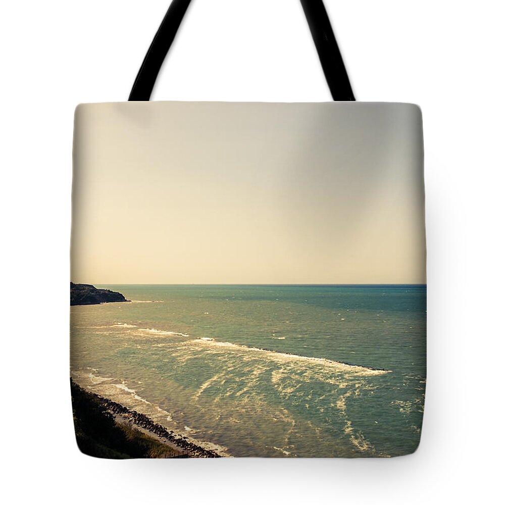 Ortona Tote Bag featuring the photograph Seascape in Italy by AM FineArtPrints