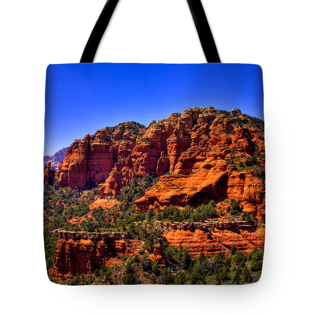 Sedona Tote Bag featuring the photograph Sedona Rock Formations III by David Patterson