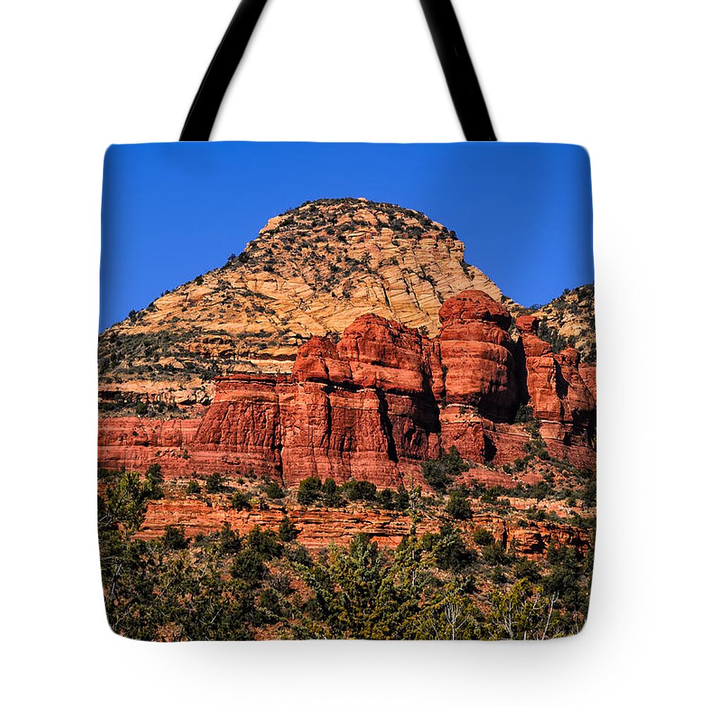 2014 Tote Bag featuring the photograph Sedona Vista 51 by Mark Myhaver