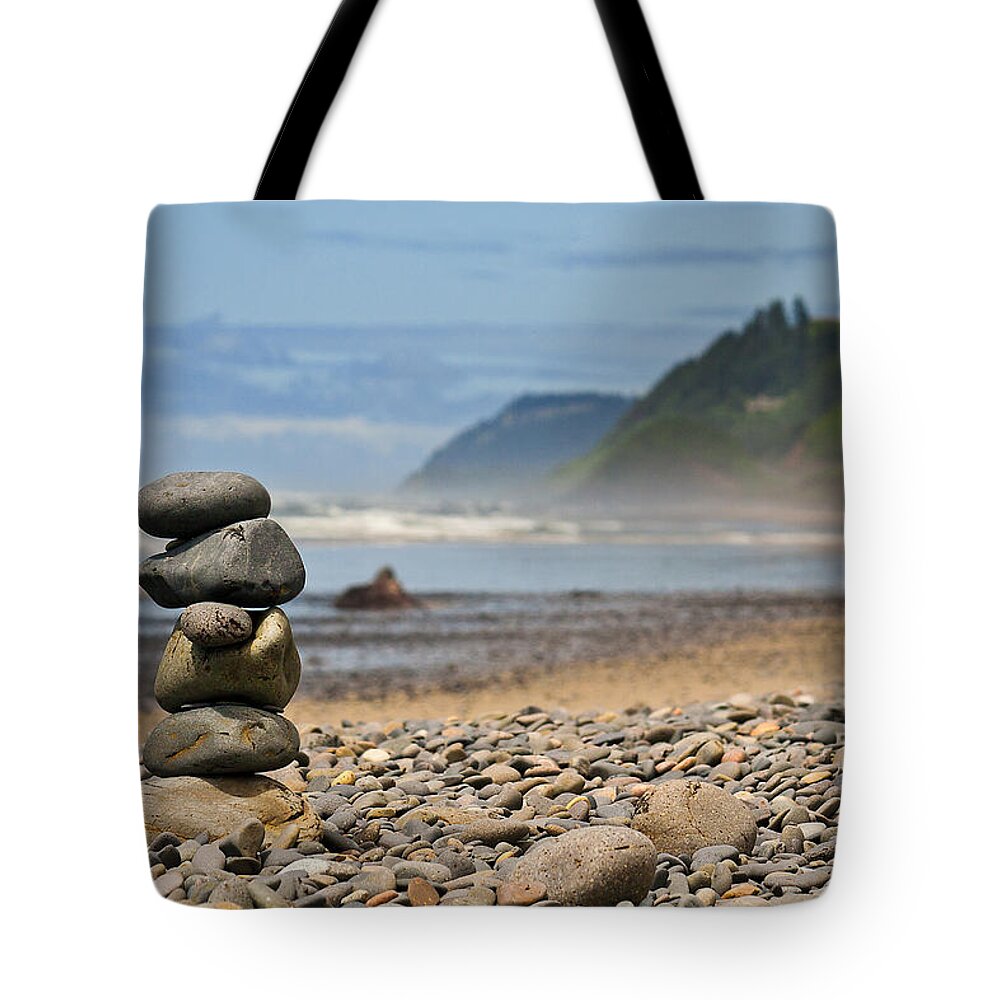 Oregon Coast Tote Bag featuring the photograph Serenity by Lisa Chorny