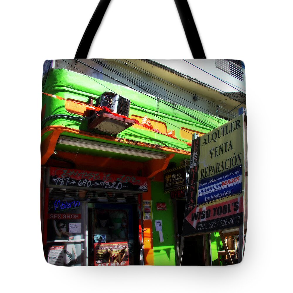 Sex Sells Tote Bag featuring the photograph Sex Sells by Edward Smith