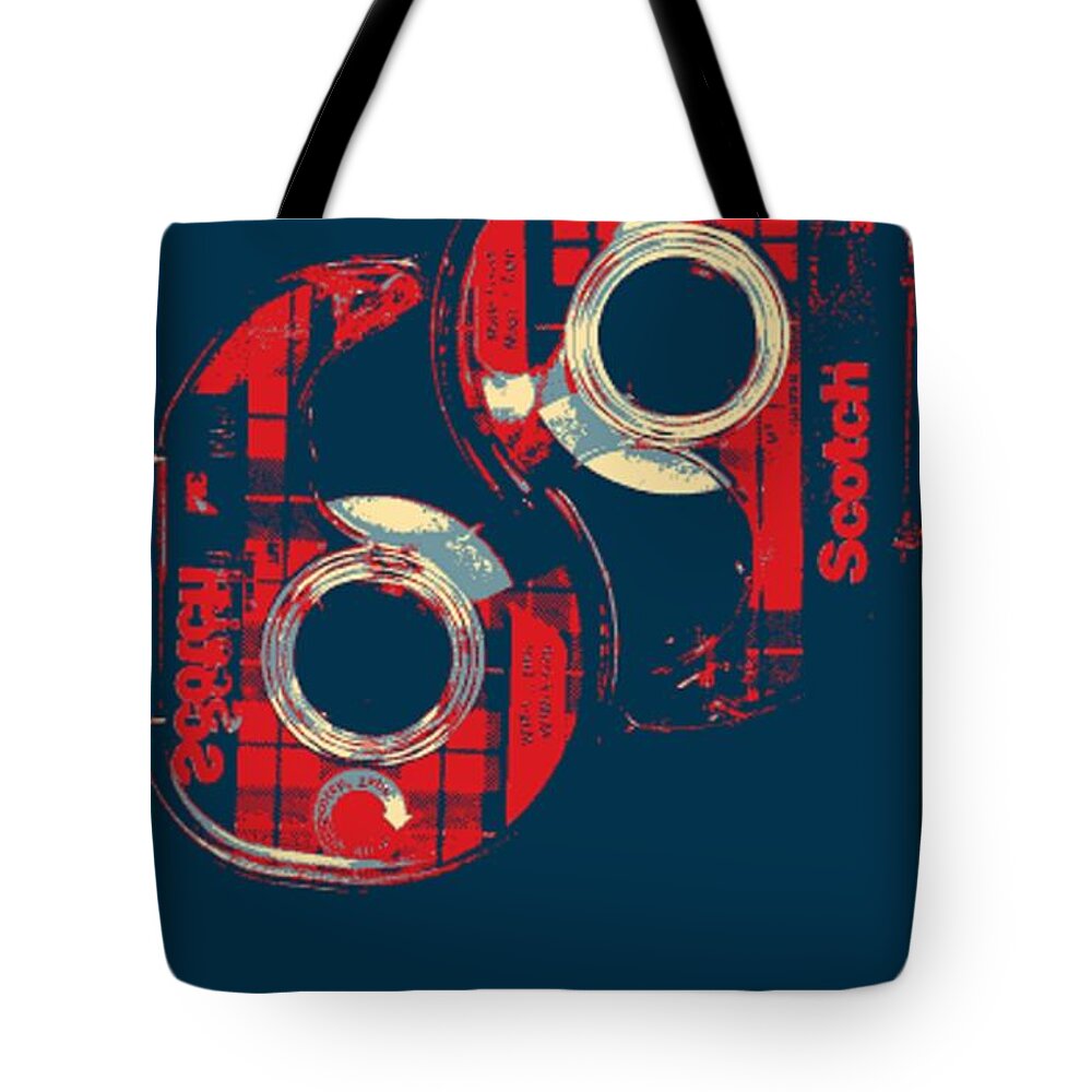 Macro Tote Bag featuring the photograph SEX TAPE in HOPE by Rob Hans