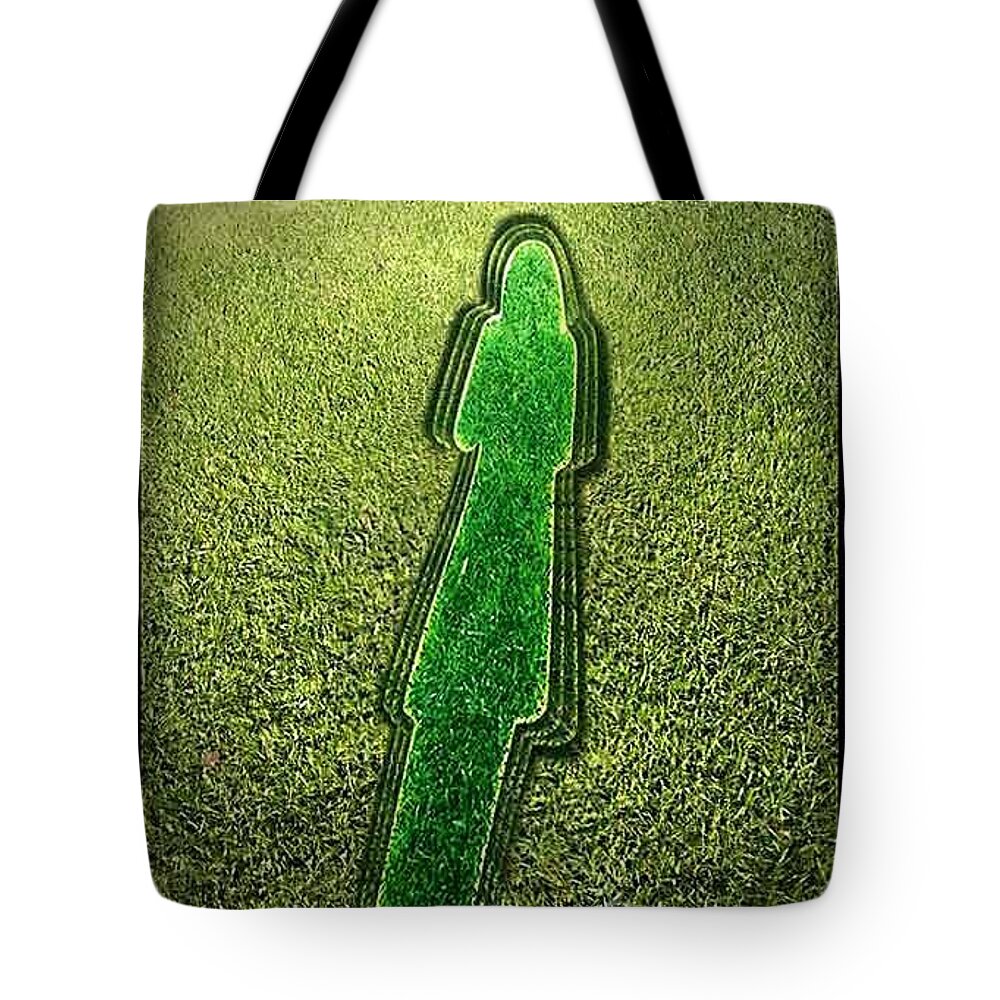 Abstract Tote Bag featuring the photograph Shadow of Life No.28 by Fei A