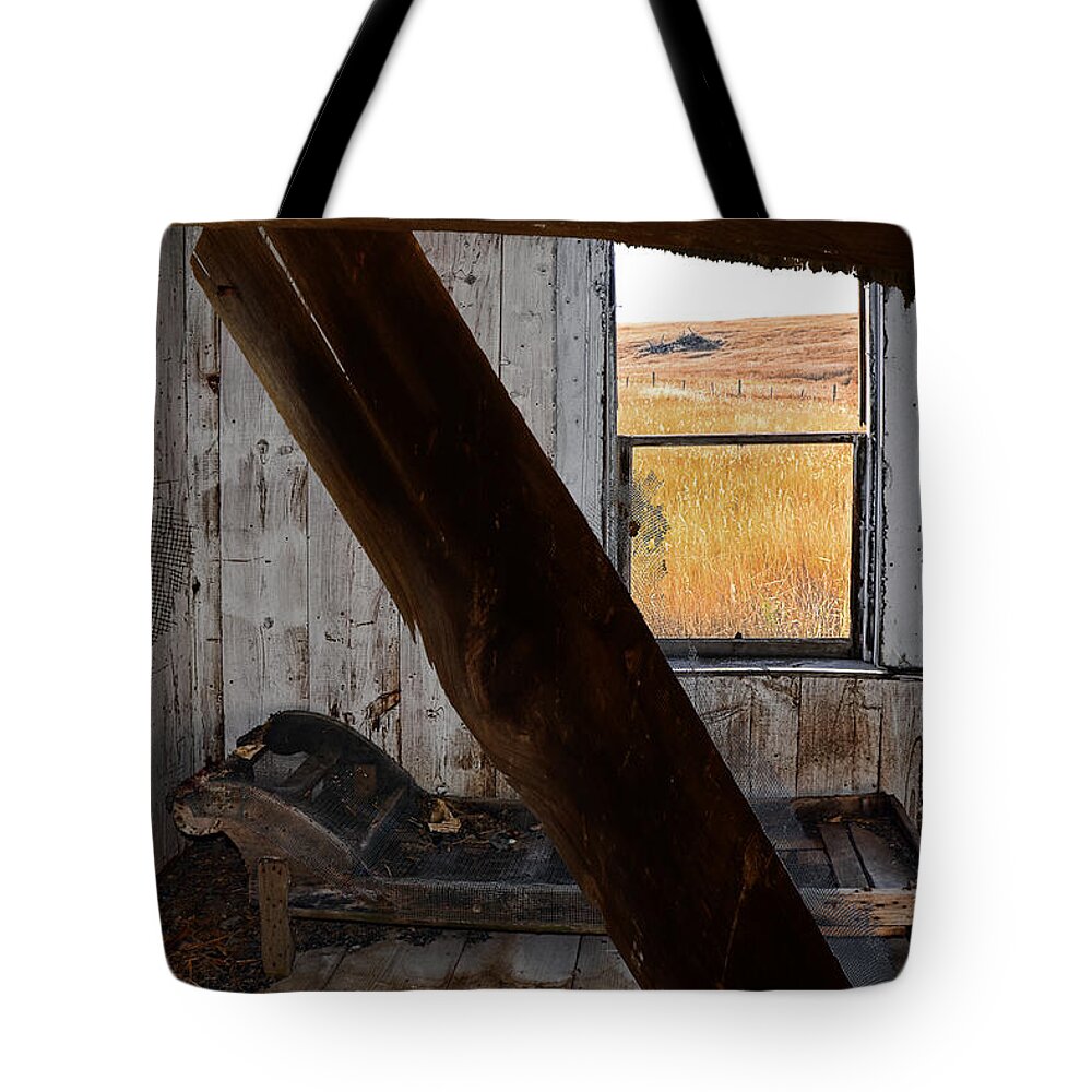 Abandoned Buildings Tote Bag featuring the photograph Shadows of the Past by Ed Hall