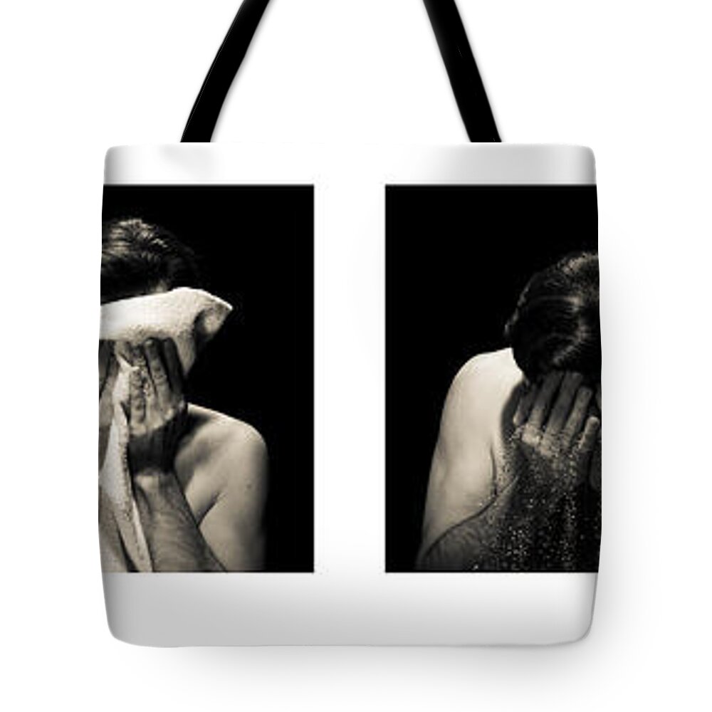 Shame Tote Bag featuring the photograph Shame by Niels Nielsen