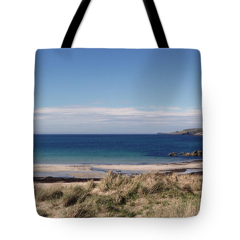 Shetland Isles Tote Bag featuring the photograph Shetland Isles by Lynn Bolt