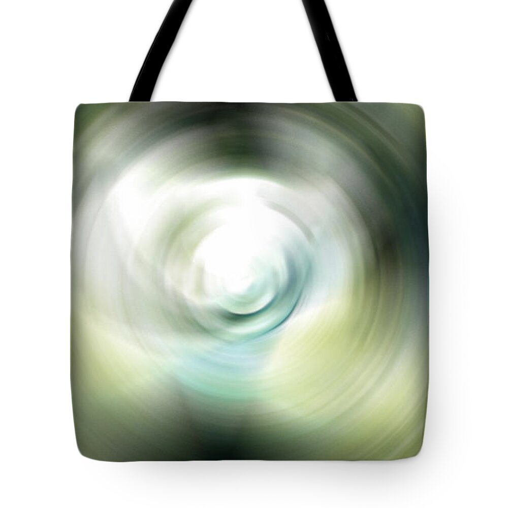 Revelation Tote Bag featuring the painting Shimmer - Energy Art By Sharon Cummings by Sharon Cummings