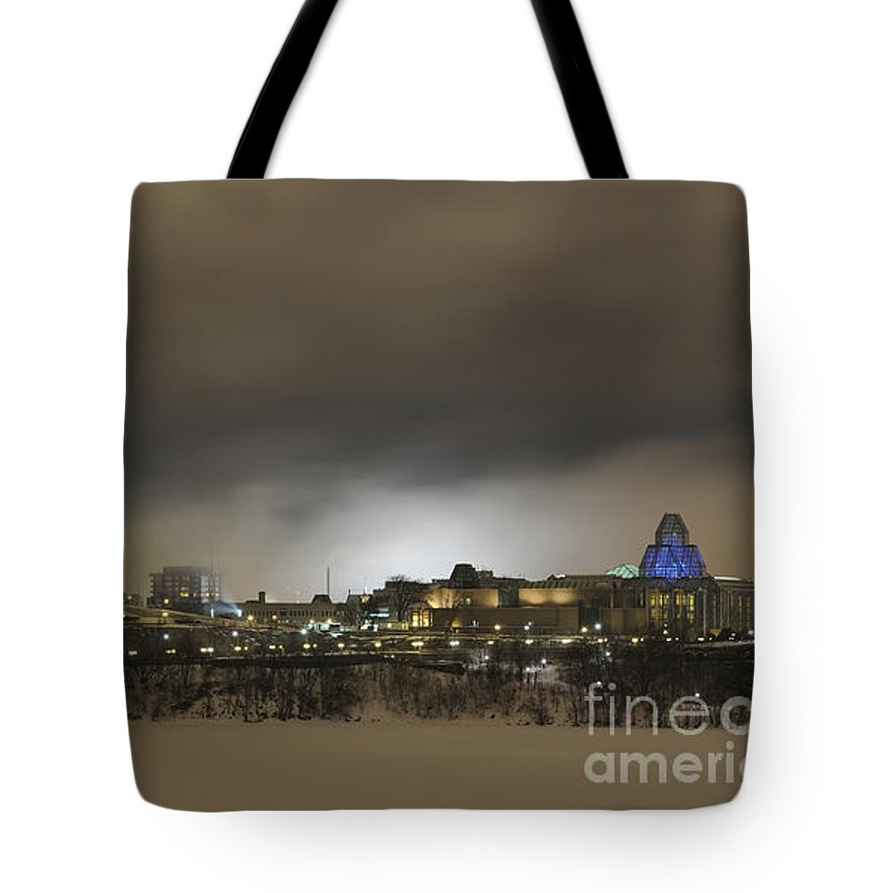 Ottawa Tote Bag featuring the photograph Shimmer of Pearl.. by Nina Stavlund