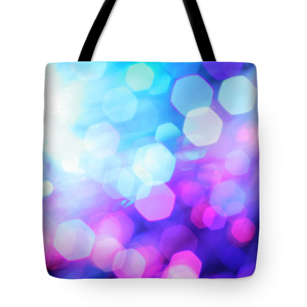 Abstract Tote Bag featuring the photograph Shine A Light by Dazzle Zazz