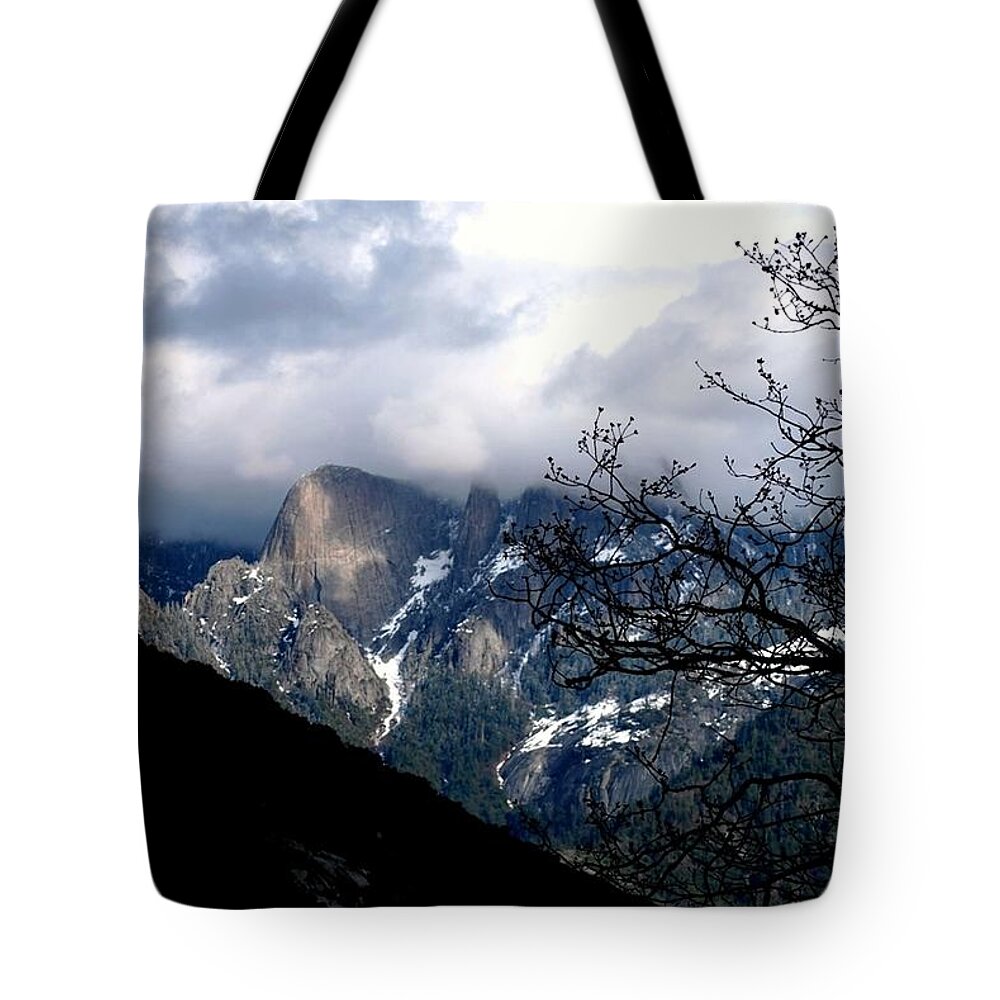  Tote Bag featuring the photograph Sierra Nevada Snowy View by Matt Quest