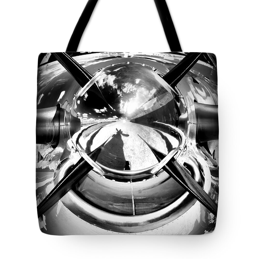 Pilatus Pc 12 Tote Bag featuring the photograph Silver 12 by Paul Job
