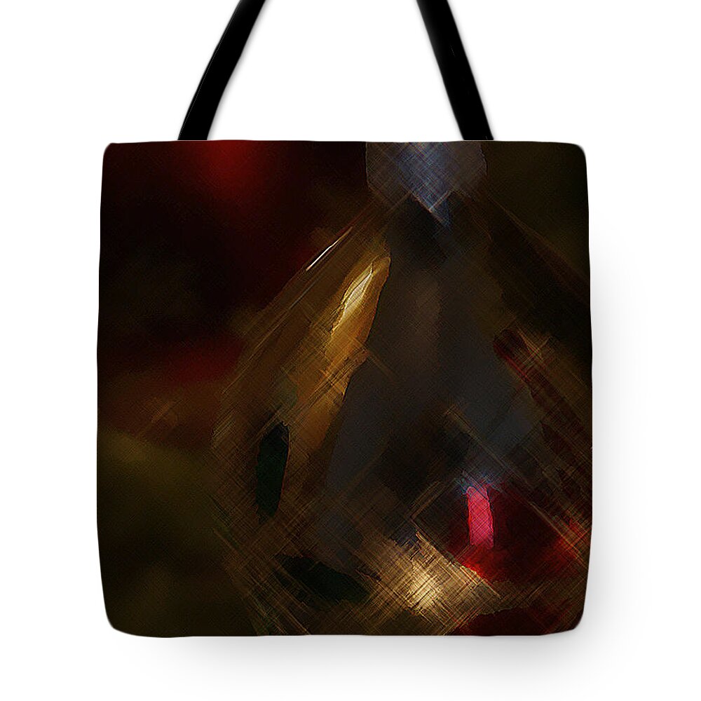 Christmas Tote Bag featuring the photograph Silver and Gold by Linda Shafer
