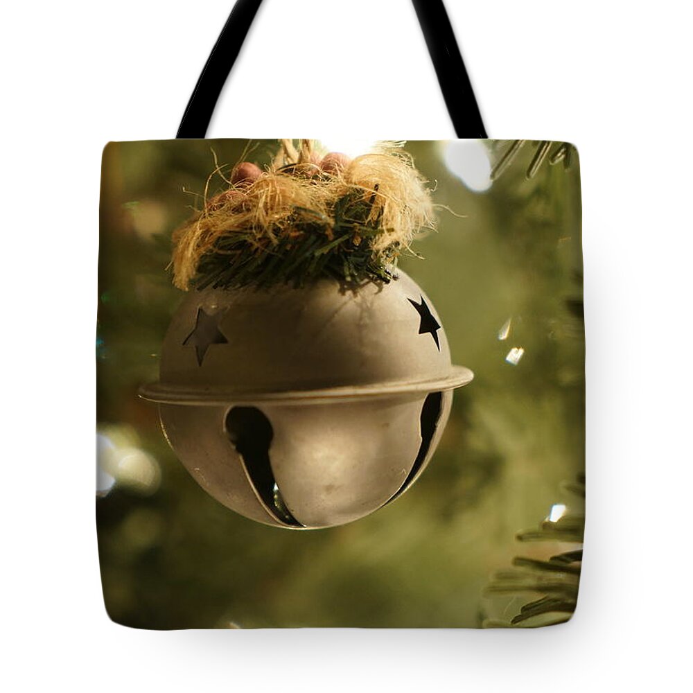 Silver Tote Bag featuring the photograph Silver Bell by Jean Macaluso