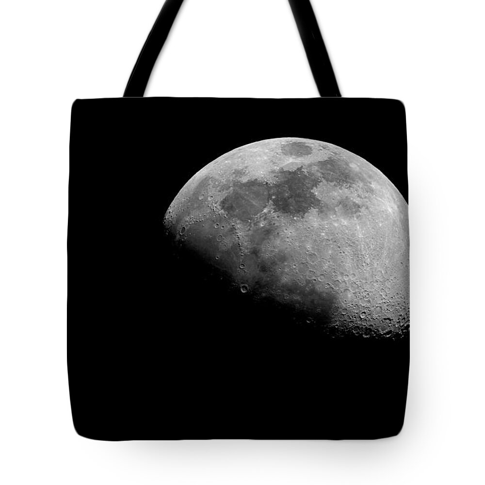 Night Tote Bag featuring the photograph Silver Moon by AM FineArtPrints