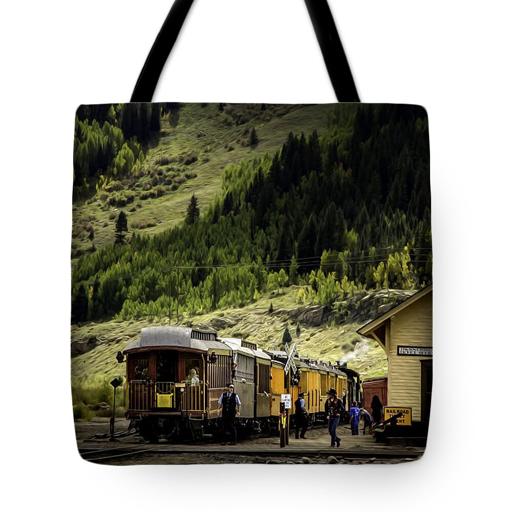 Colorado Tote Bag featuring the photograph Silverton Station by Kristal Kraft