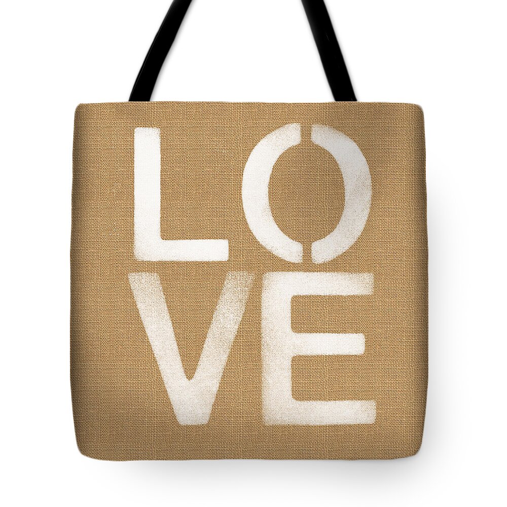 Love Tote Bag featuring the painting Simple Love by Linda Woods