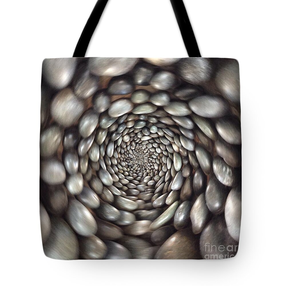 Abstract Tote Bag featuring the photograph Sinking Feeling by John Greco