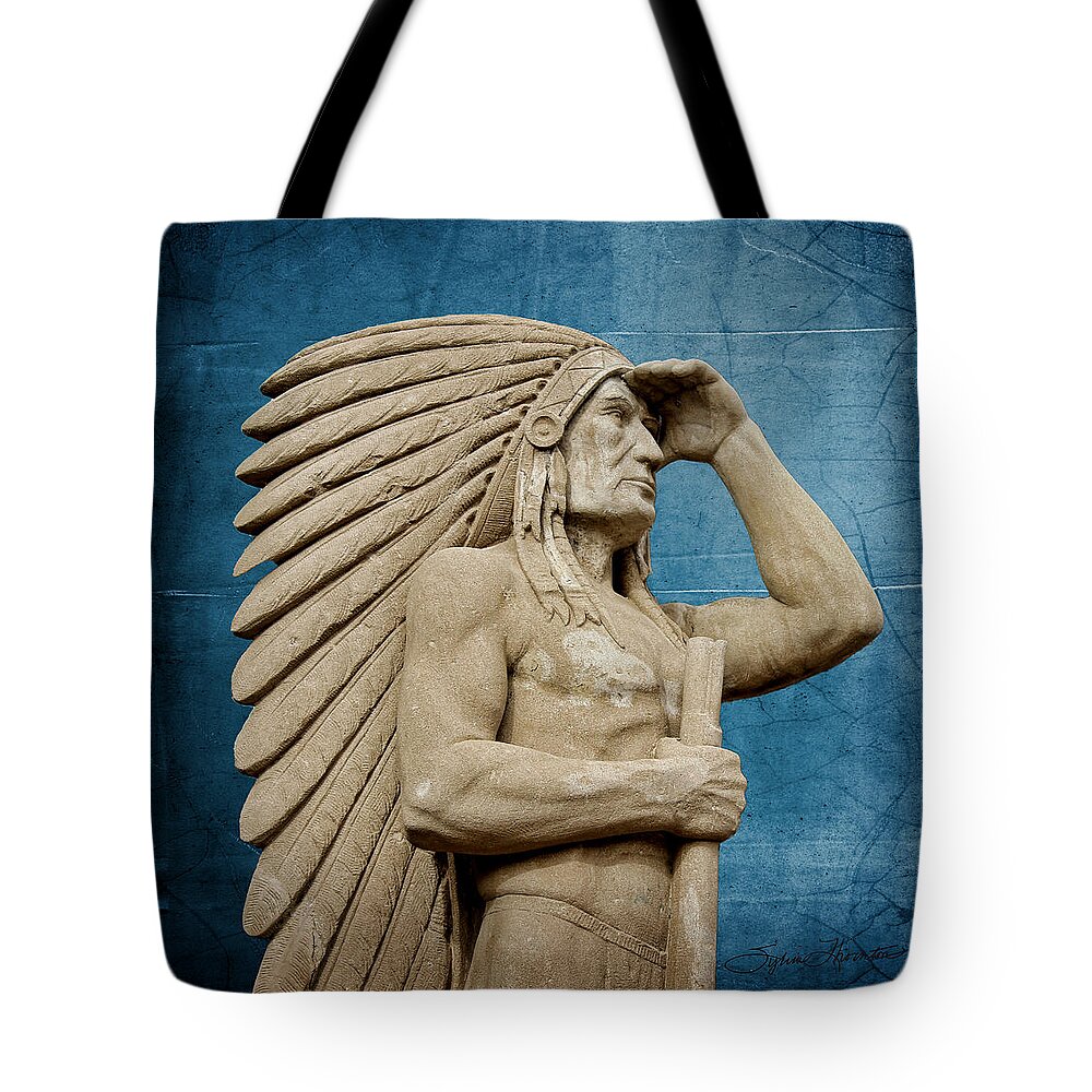 Indian Tote Bag featuring the photograph Sioux Lookout Near Maxwell Nebraska by Sylvia Thornton