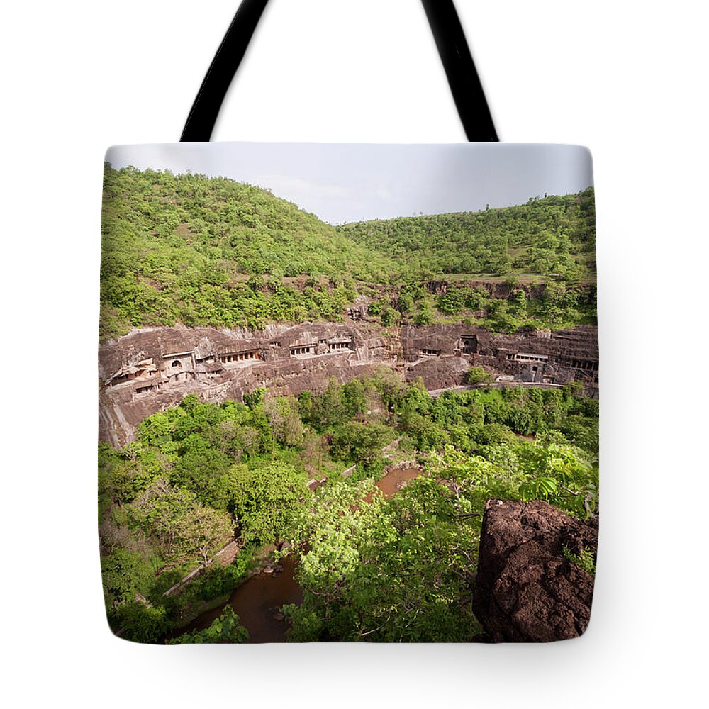 Tranquility Tote Bag featuring the photograph Site Dajanta by Lissillour