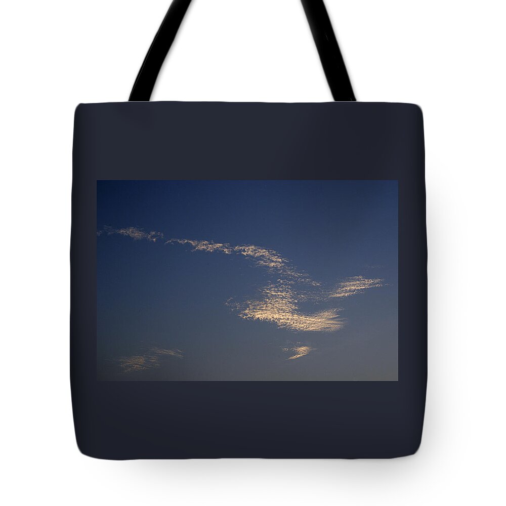 Cloud Tote Bag featuring the photograph SKC 0353 Cloud in flight by Sunil Kapadia