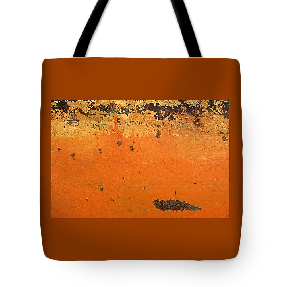 Abstract Tote Bag featuring the photograph SKC 1505 Peeled Paint by Sunil Kapadia