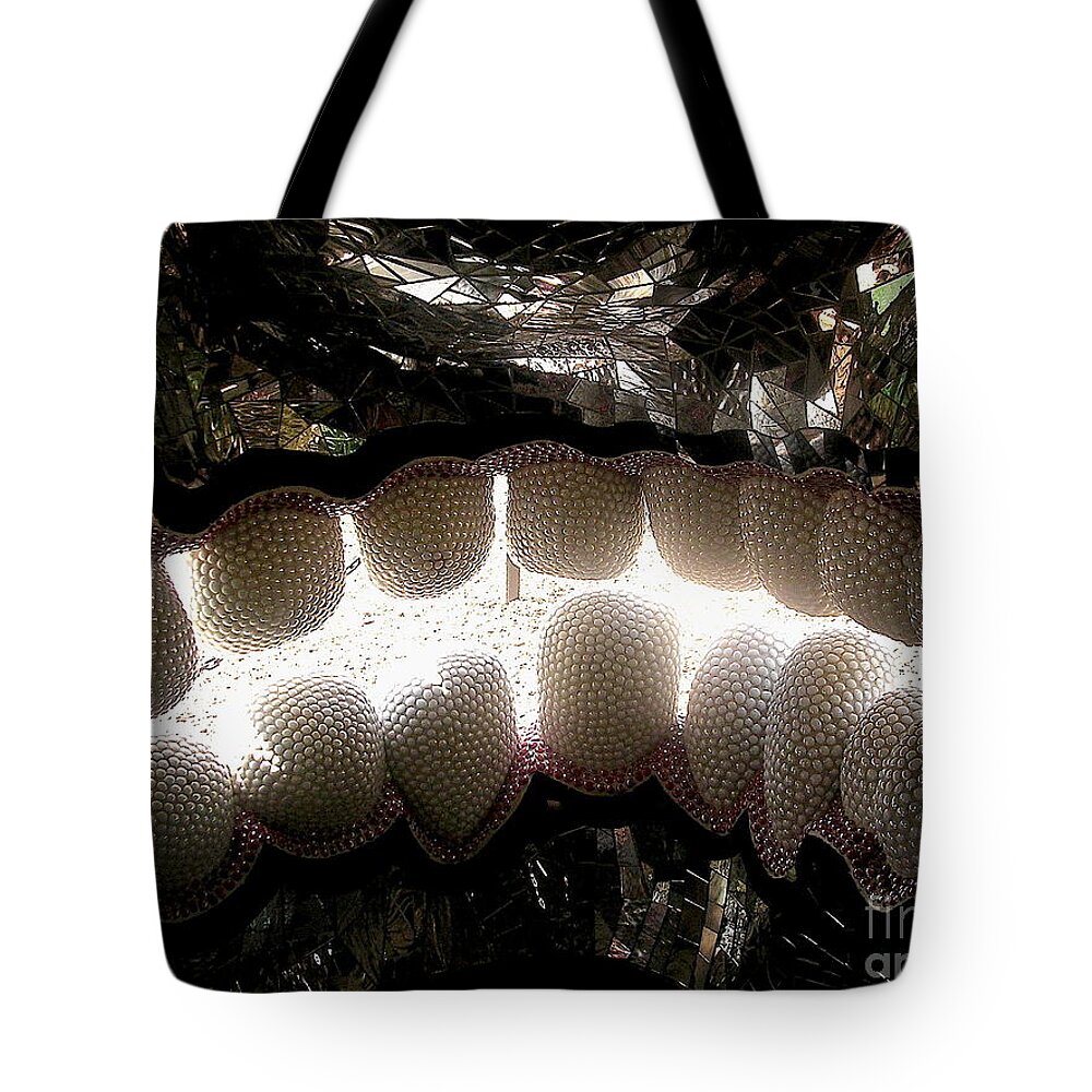 Skull Tote Bag featuring the painting Skull Teeth by Genevieve Esson