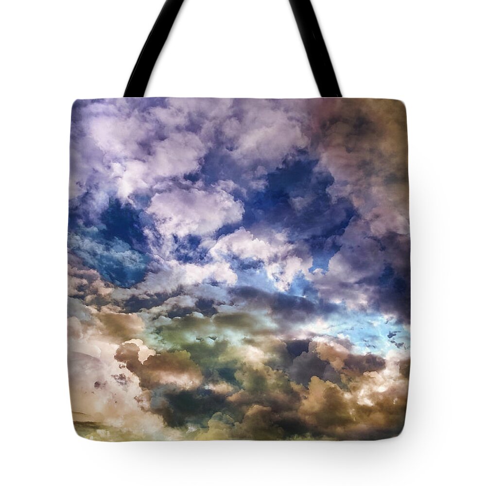 Sky Moods Tote Bag featuring the photograph Sky Moods - Sea Of Dreams by Glenn McCarthy Art and Photography