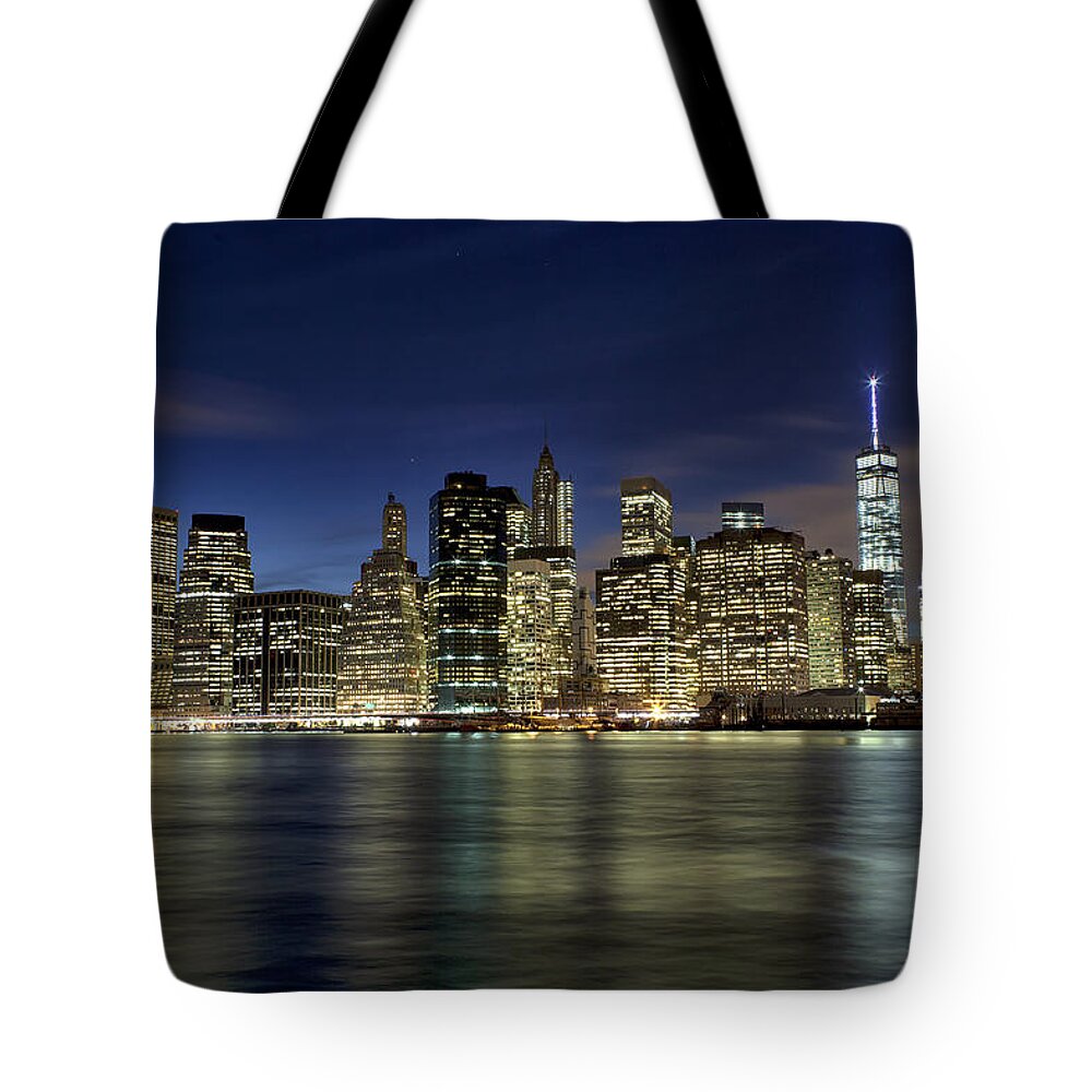 Skyline Tote Bag featuring the photograph Skyline by Eunice Gibb
