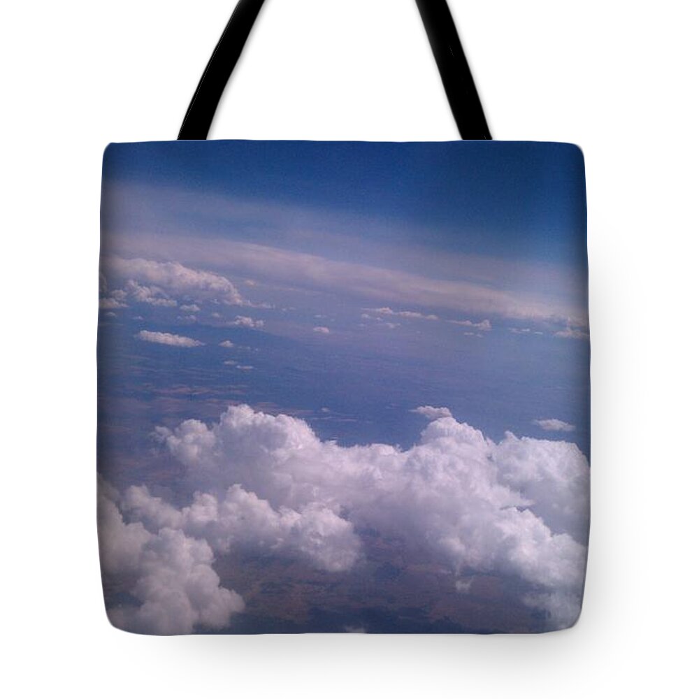 Sky Tote Bag featuring the photograph Sky's End by Marisela Mungia