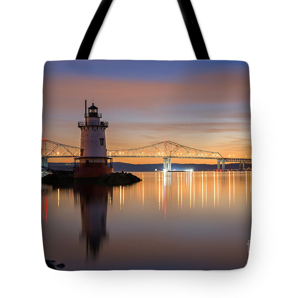 Ny Tote Bag featuring the photograph Sleepy Hollow Light Reflections by Michael Ver Sprill