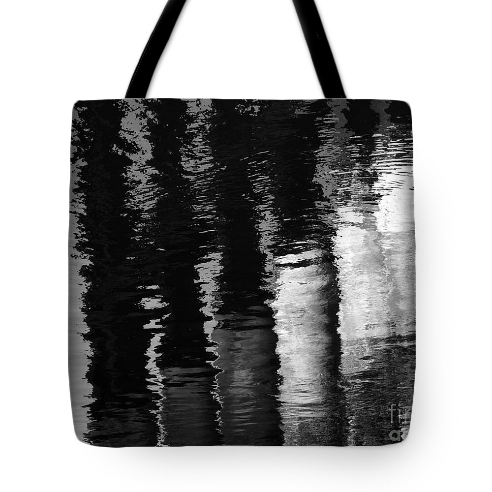  Abstract Tote Bag featuring the photograph Smoke Stacks by Marcia Lee Jones