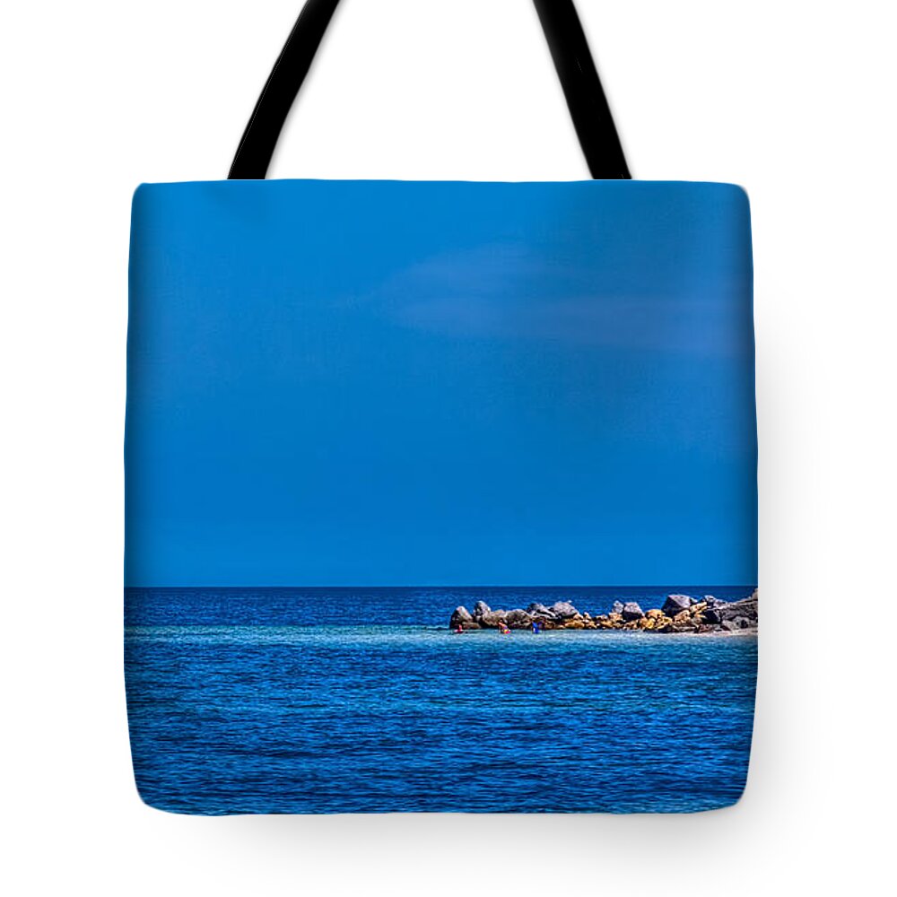 Gulf Of Mexico Tote Bag featuring the photograph So this is the Gulf of Mexico by Marvin Spates