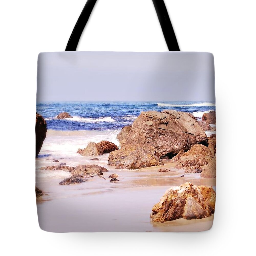 Seascape Tote Bag featuring the photograph Solitude by Diana Angstadt