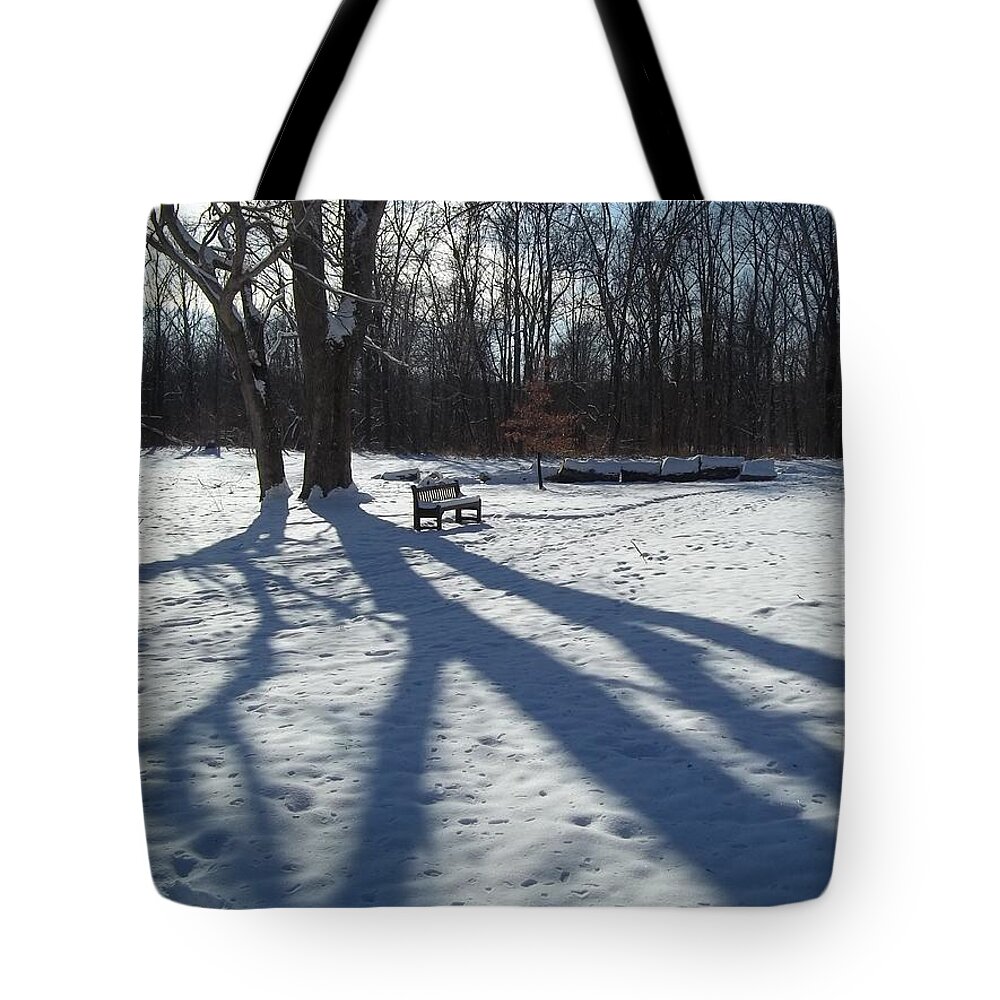 Snow Tote Bag featuring the photograph Solitude by Eric Switzer