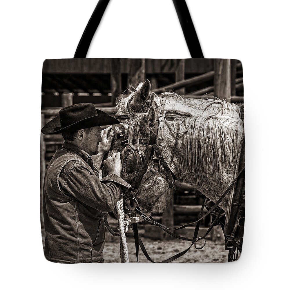 Art Tote Bag featuring the photograph Soothing Touch by Joan Davis