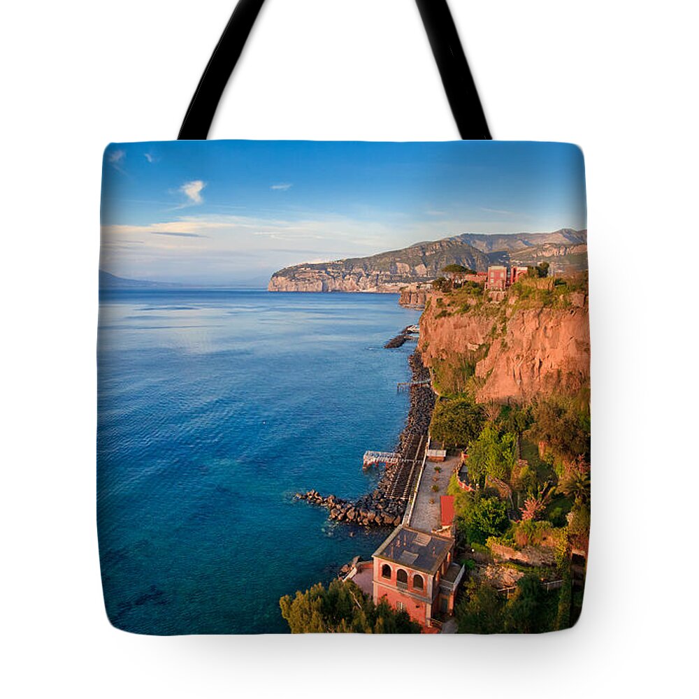 Town Tote Bag featuring the photograph Sorrento by Albert Photo