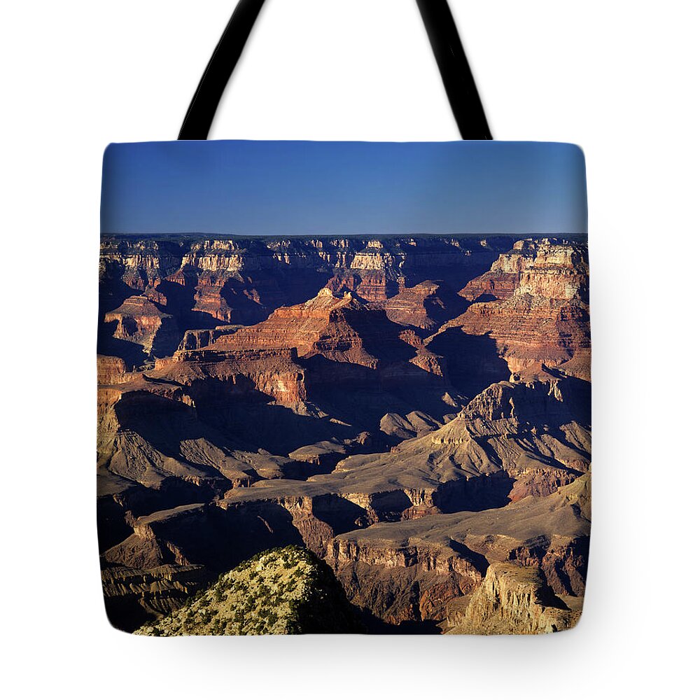 Scenics Tote Bag featuring the photograph South Rim Of The Grand Canyon As Seen by Manfred Gottschalk
