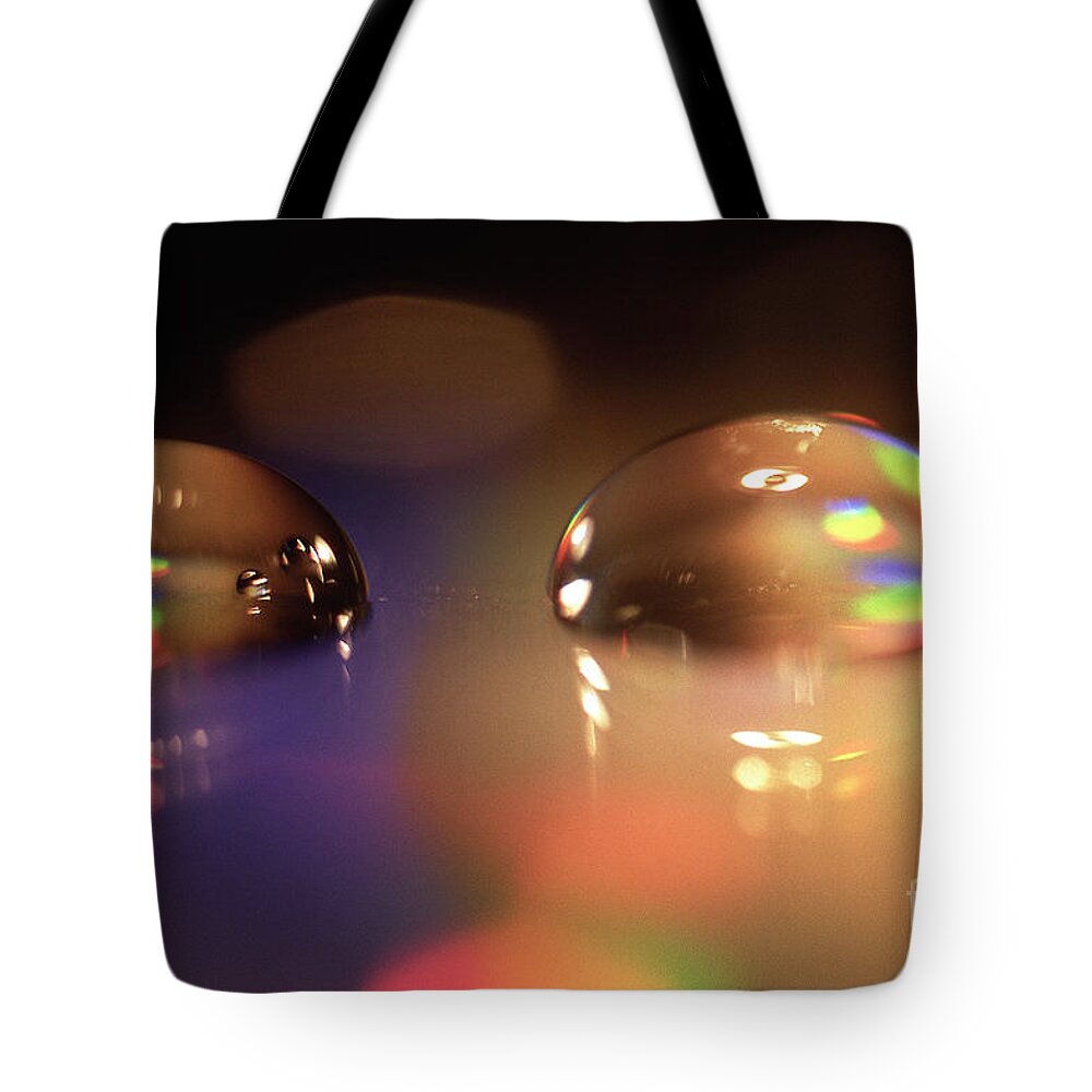 Abstract Tote Bag featuring the photograph Spectrum of colors by Heiko Koehrer-Wagner