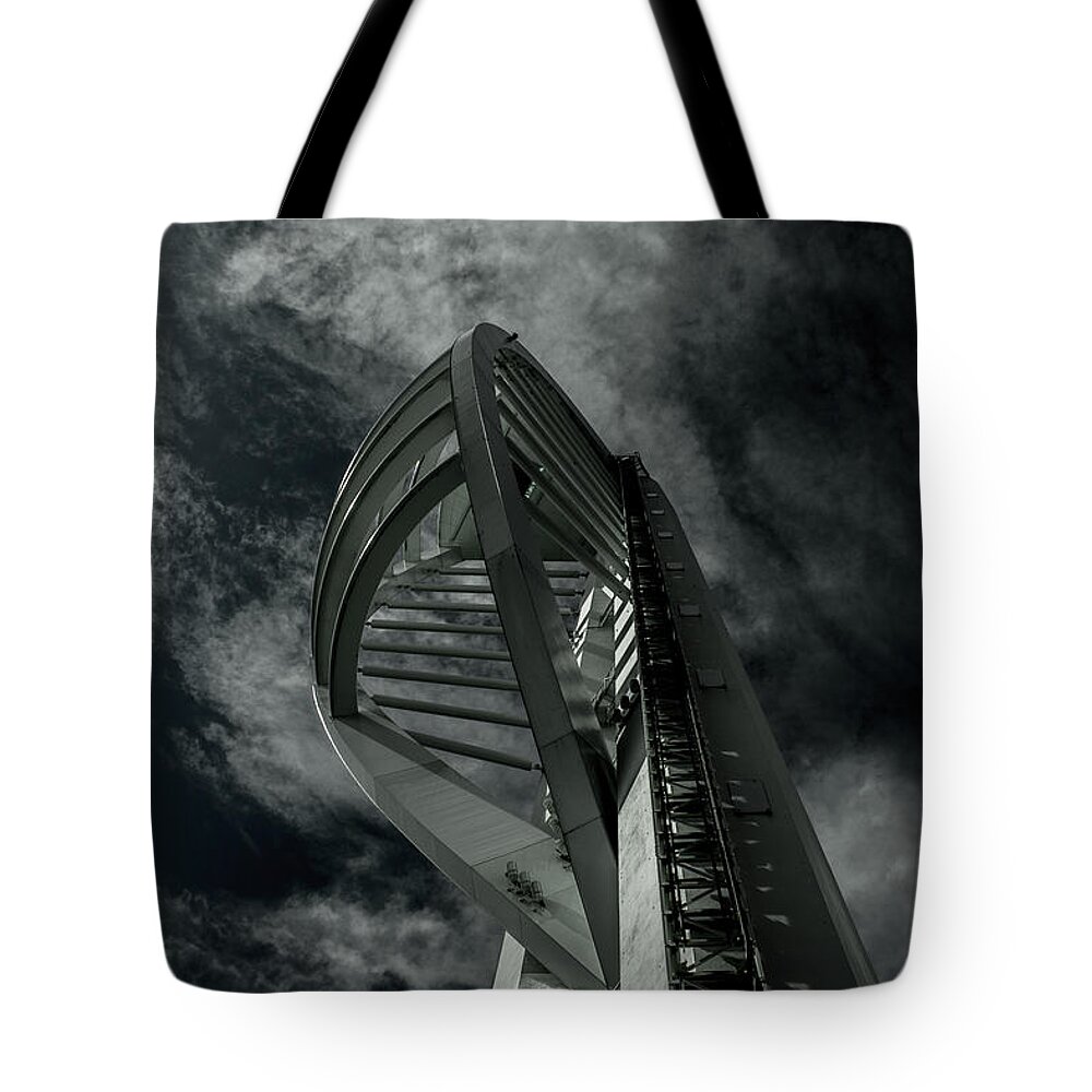 Spinnaker Tote Bag featuring the photograph Spinnaker Tower Portsmouth UK by Martin Newman