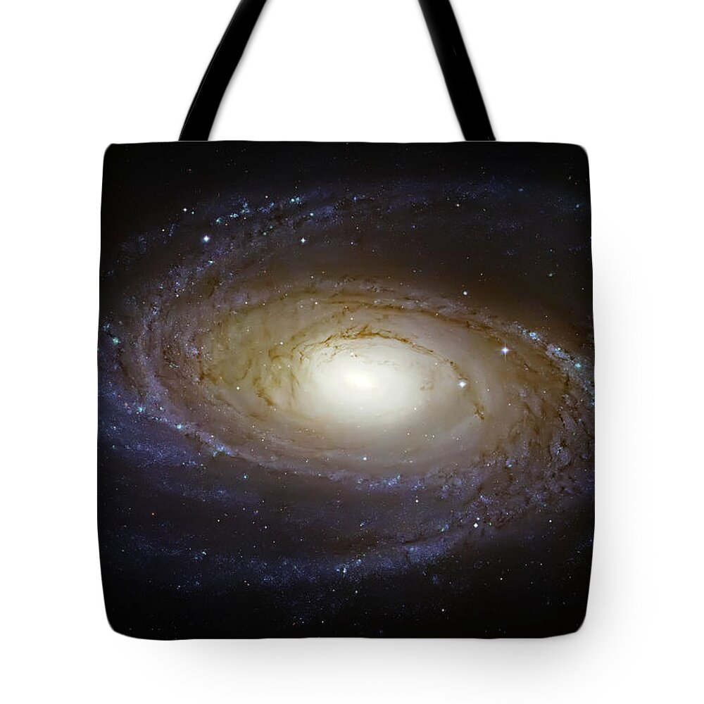 Universe Tote Bag featuring the photograph Spiral Galaxy M81 by Jennifer Rondinelli Reilly - Fine Art Photography
