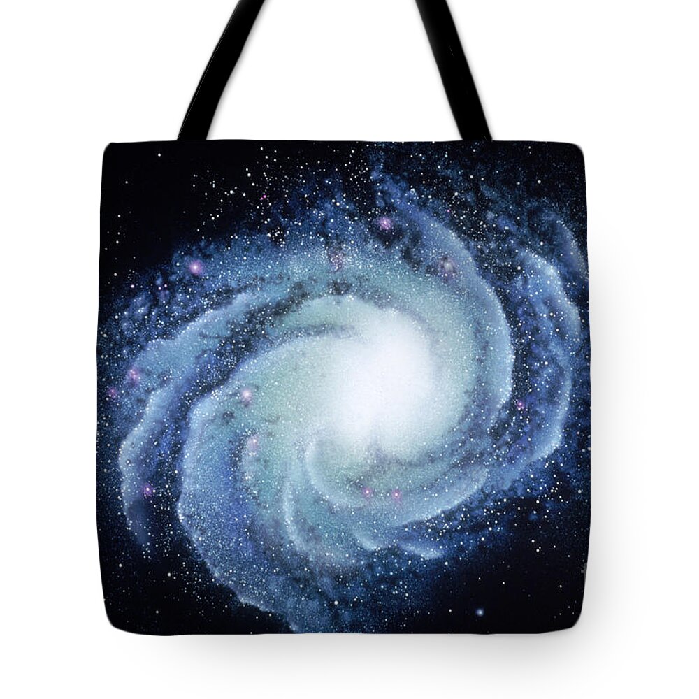 Spiral Galaxy M83 Tote Bag featuring the photograph Spiral Galaxy M83 by Chris Bjornberg