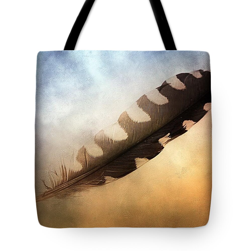Spirit Feather Tote Bag featuring the photograph Spirit Feather by Melissa Bittinger